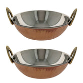 Copper Kadhai No.2 Set of 2 image 0