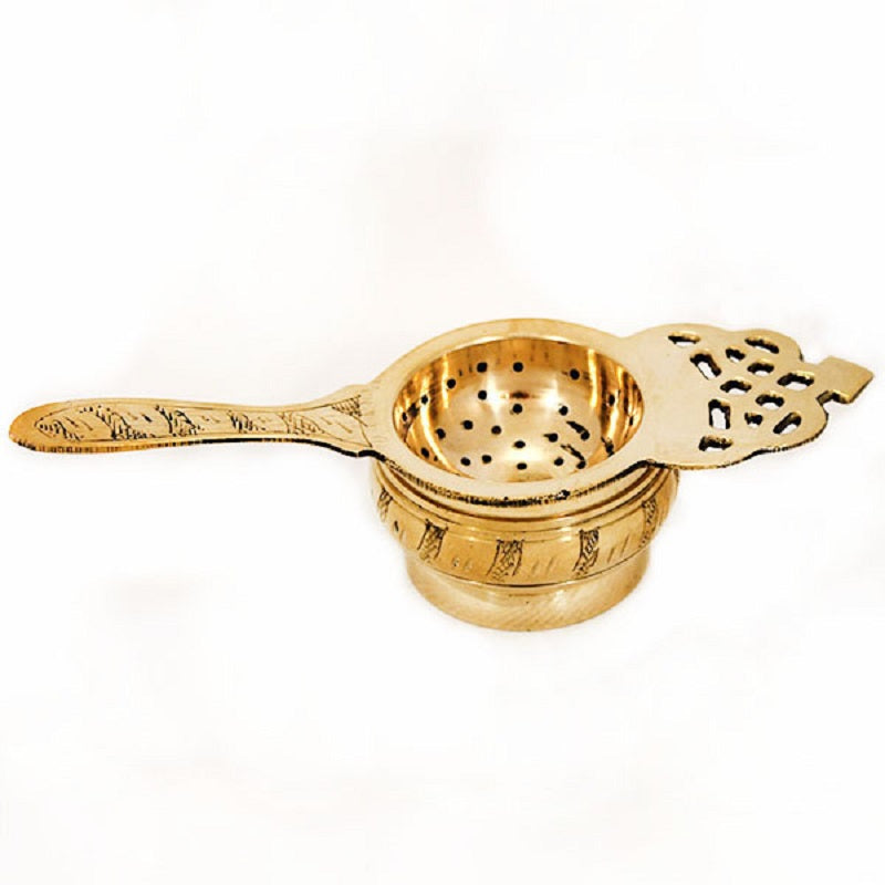 Metal Brass Tea Strainer image 0