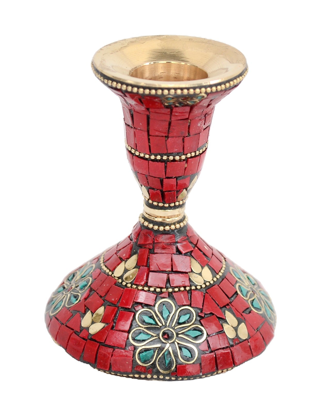 Brass Candle Stand 4" image 0