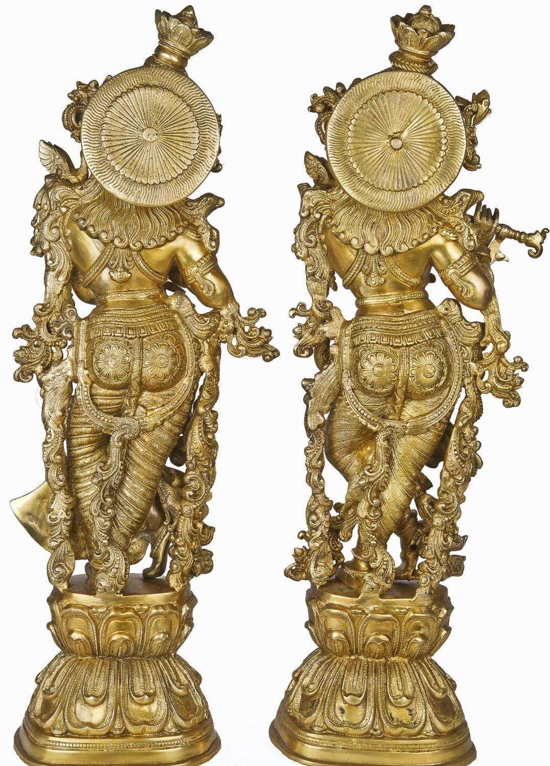 Brass Radha Krishna Pair-30 " image 1