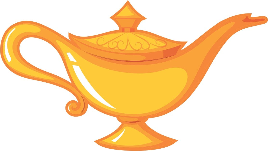 Wooden Fridge Magnet-Alladin Chirag Lamp image 0