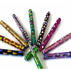 Hand Made LaK Pen with Colorful Handwork image 0
