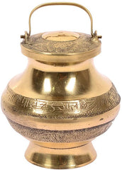  Brass Lota with Cover 3" image 0