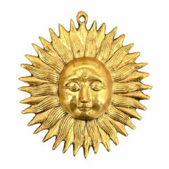  Decorative Wall Hanging Sun Face Idol image 0