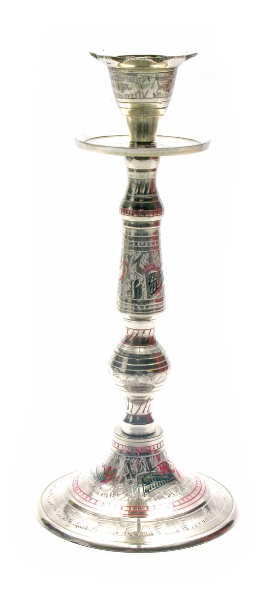 Brass Candle Stand 8" image 0