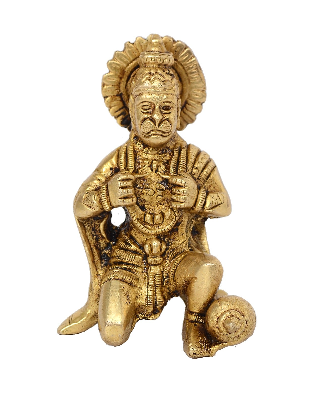 Brass Hanuman Idol image 0