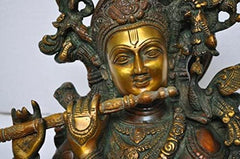 Brass Radha Krishna Pair-30 " image 1