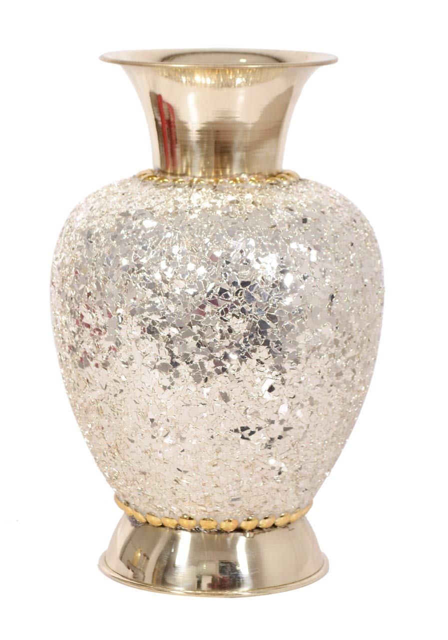 Metal Flower Vase 10" image 0