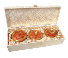 Brass Puja Combo Set with Box image 1
