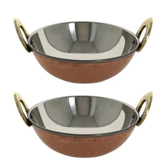 Copper Kadhai  No.1 Set of 2 image 0