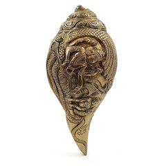 Brass Vishnu Lakshmi Narayan Shankh/Conch image 3