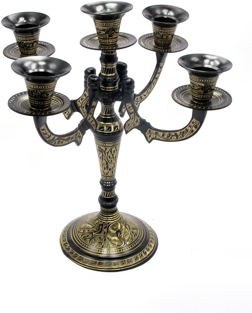Brass Candle Stand for 5 Candles image 0