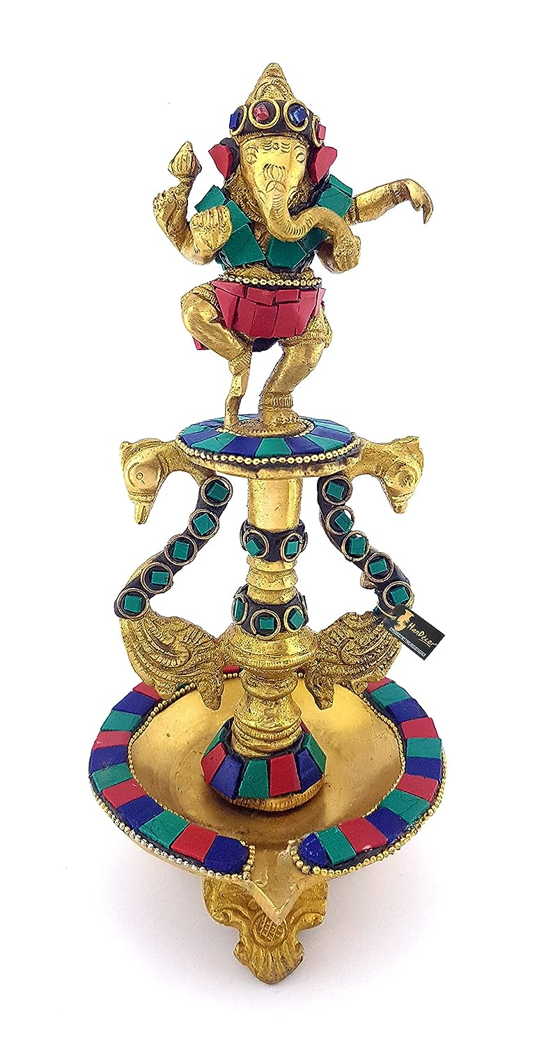 Brass Ganesh Diya image 0