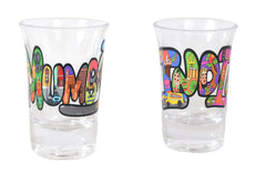 Souvenir Mumbai India Shot Glasses Set of 2, Multicolour, 30 ml image 0