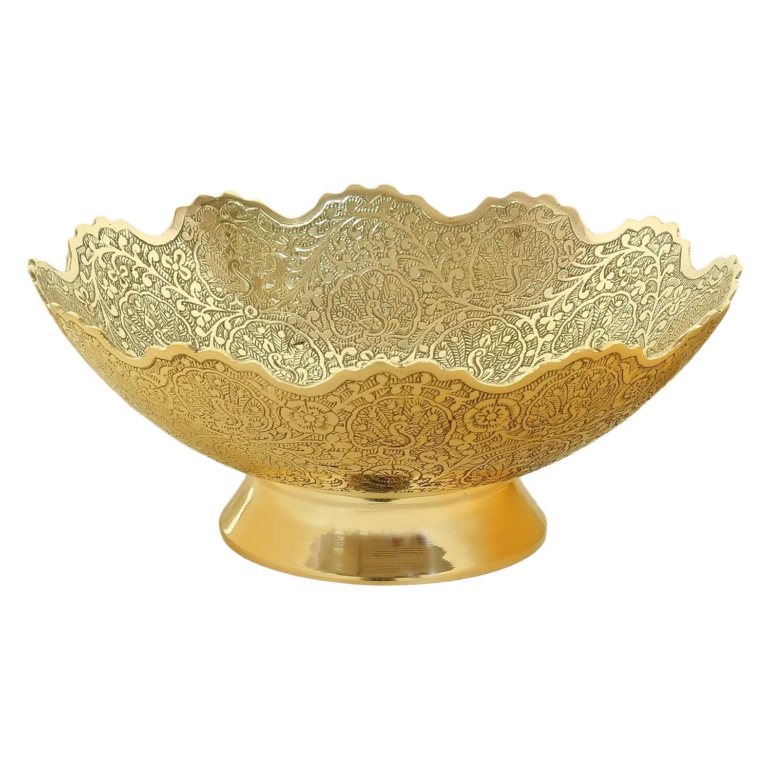 Brass Fruit Bowl 5" image 1