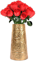 Metal Flower Vase 8" image 0
