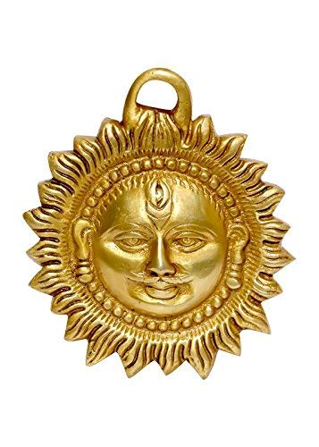 Brass Surya Wall Hanging image 0
