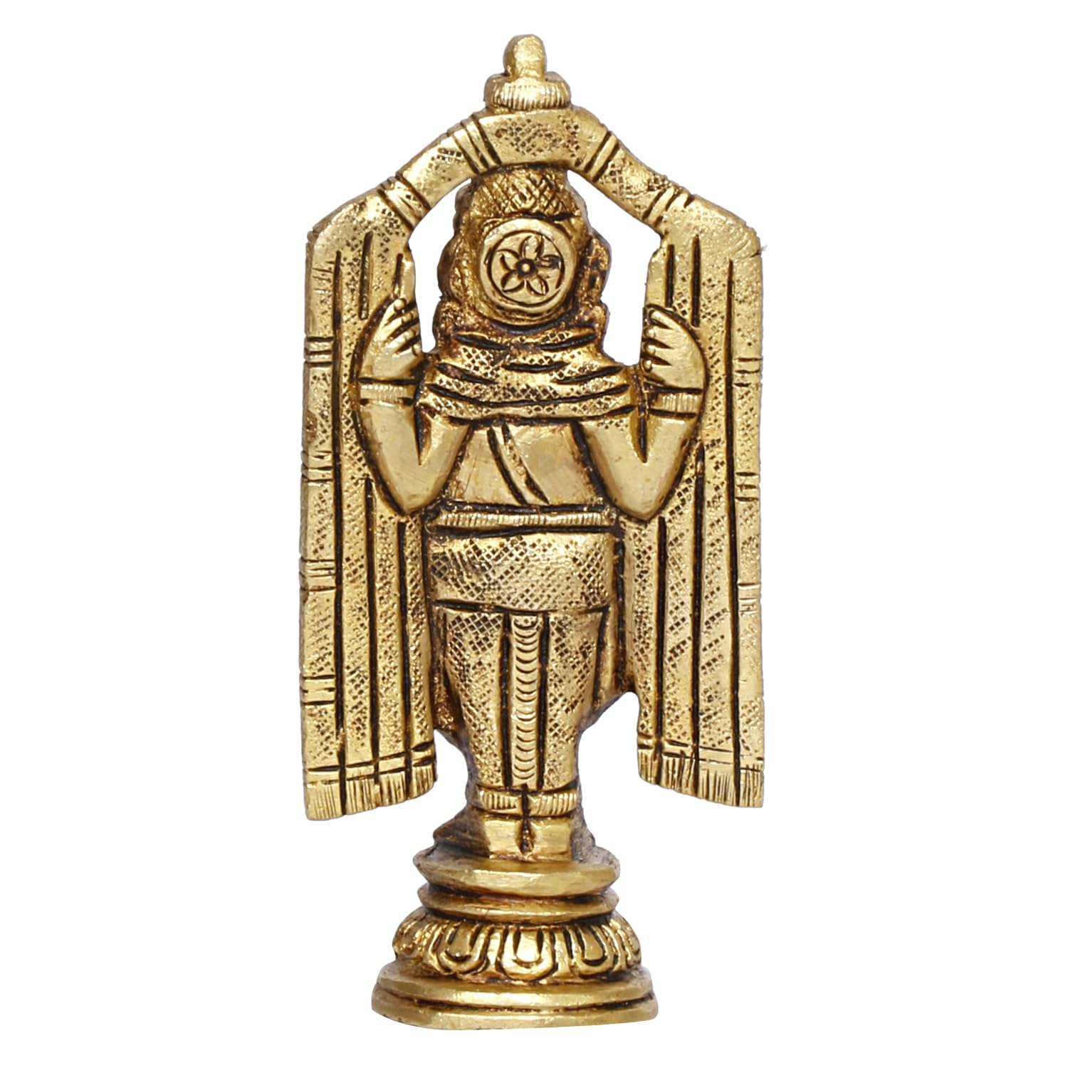 Brass Tirupati Balaji Venkateshwara Idol image 1