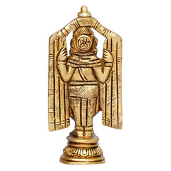 Brass Tirupati Balaji Venkateshwara Idol image 1
