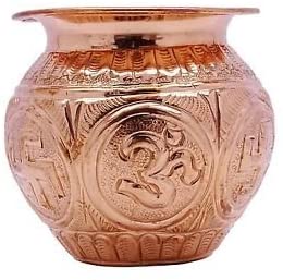 Copper Lota Kalash Pot 480 ML image 1
