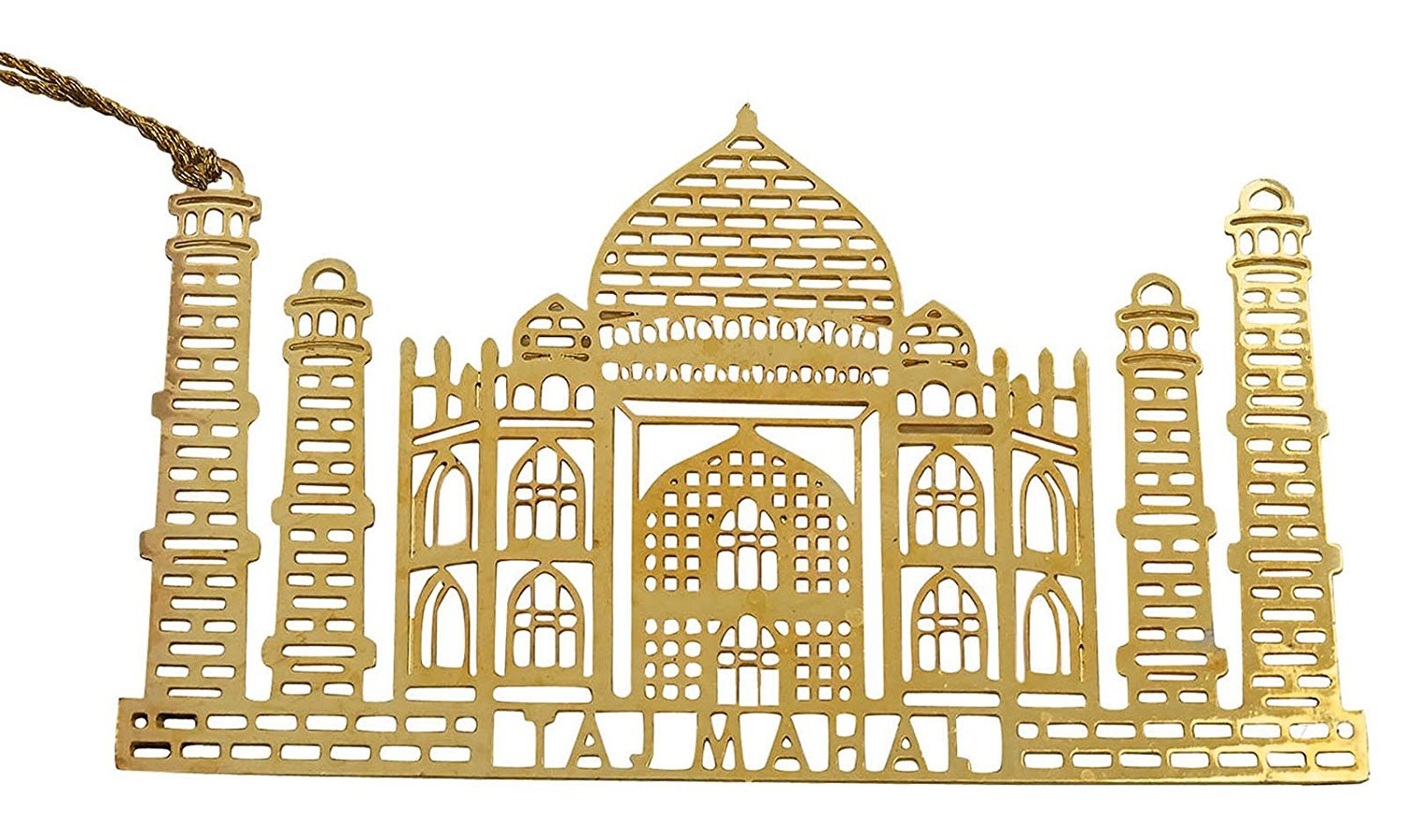 Brass Bookmark-Taj mahal image 1