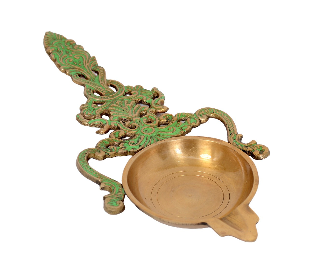 Brass Pooja Hawan Spoon/Brass Aarti Spoon image 0