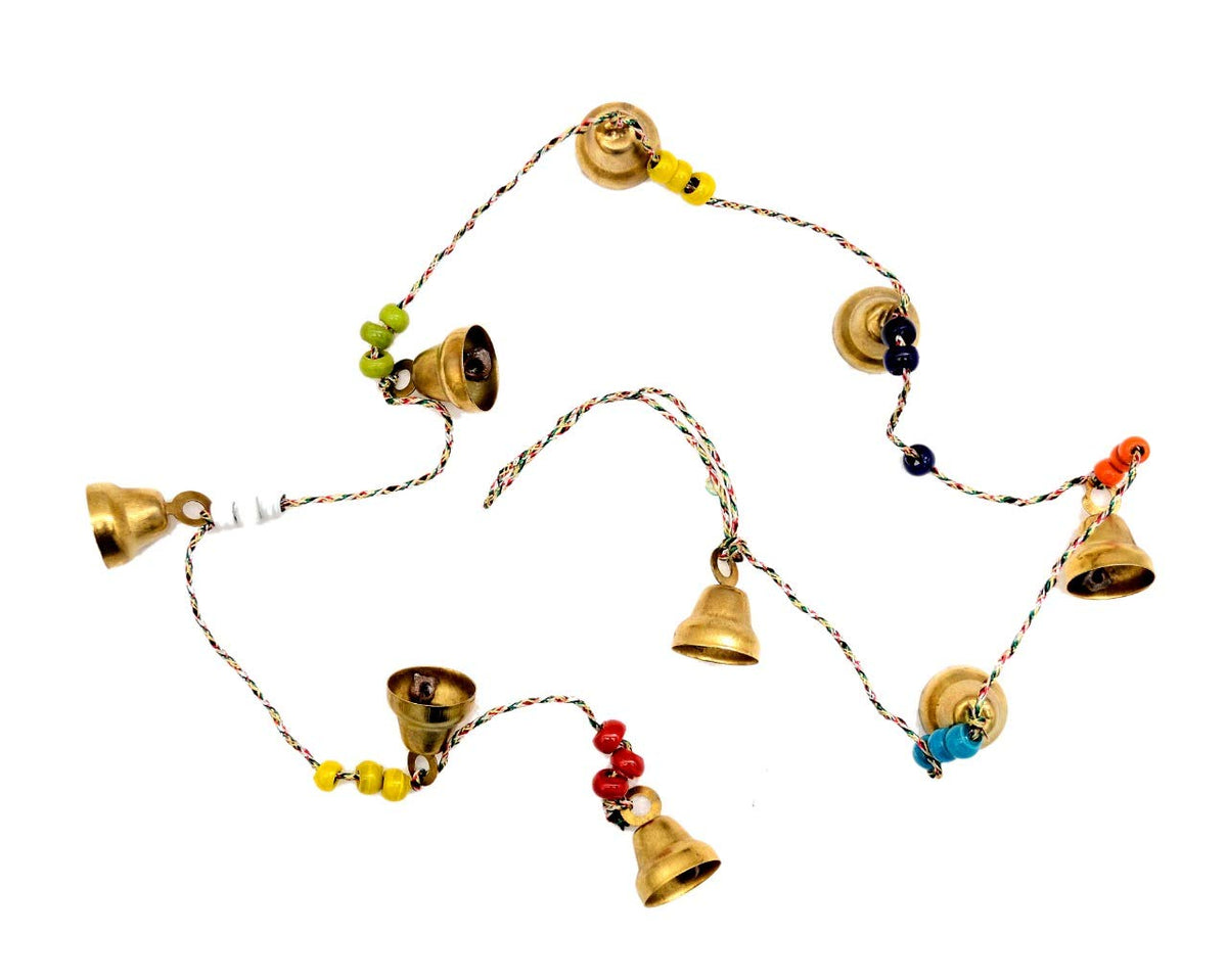 Brass String with 9 Bells image 0
