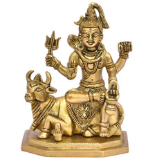 Brass Shiva Idol/Shankar/Bholenath Statue image 0