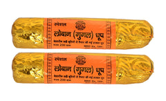 All Natural Guggal/Loban Wet Dhoop Rolls - Pack of 2,Each of 200 Gram (Total 400 Gm) image 0
