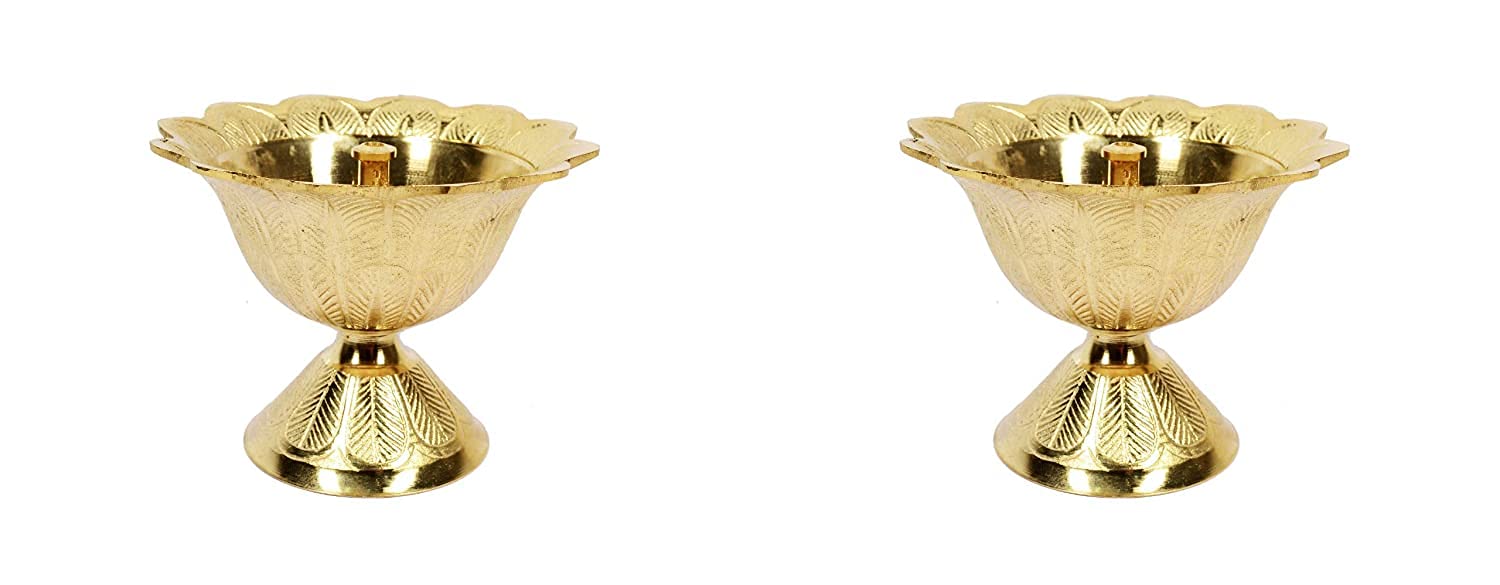 Brass Devdas Jyoti Set of 2 image 0