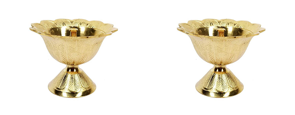 Brass Devdas Jyoti Set of 2 image 0