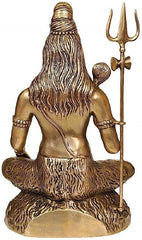 Brass Shiv with Trishul 22" image 1