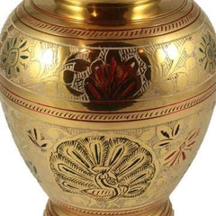 Brass Flower Vase 10" image 1