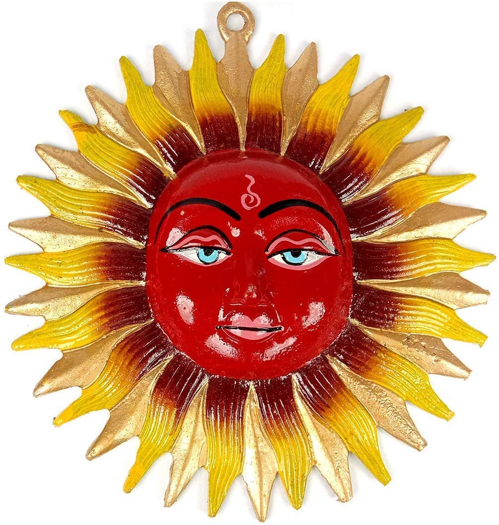  Decorative Wall Hanging Sun Face Idol image 1
