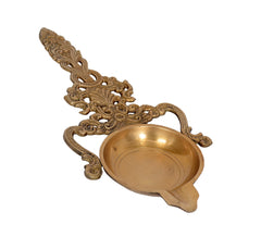 Brass Pooja Hawan Spoon/Brass Aarti Spoon image 0