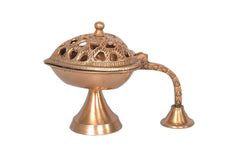 Brass Lobandan Charcoal Incense Burner/Bakhoor Burner image 0