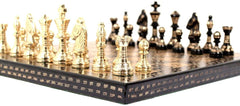 Brass Chess Board Game Set -(10"x10") image 1