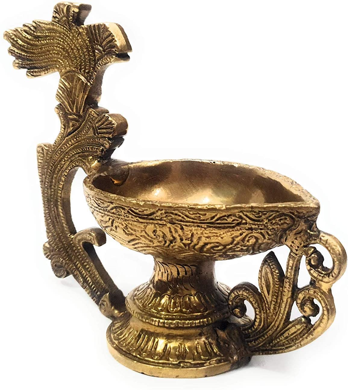 Brass Oil Lamp Diya Deepak Deepam  image 0