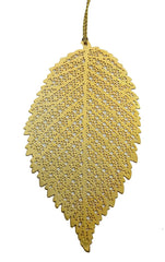 Brass Bookmark-Leaf image 1