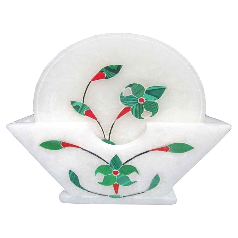 Marble Coaster Sets with Inlay Work  image 0