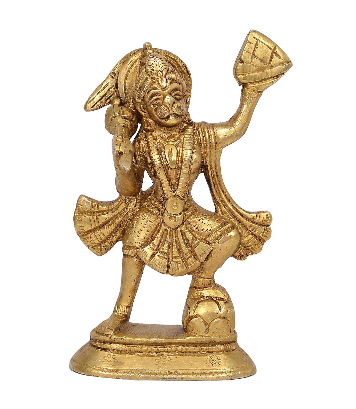 Brass Hanuman (6 Inches) image 0