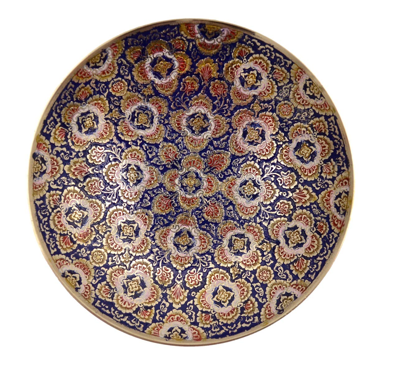 Brass Fruit Bowl 8" image 1