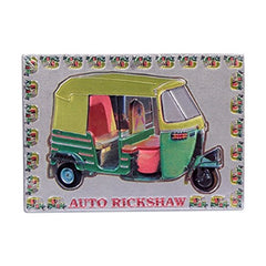 Fridge Magnet Auto Rickshaw Delhi image 1