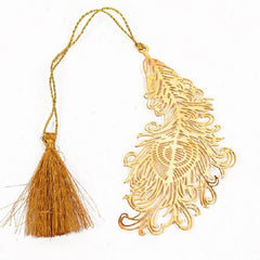 Brass Bookmark-Leaf image 0