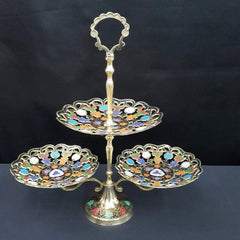 Brass Fruit Stand 15" image 0