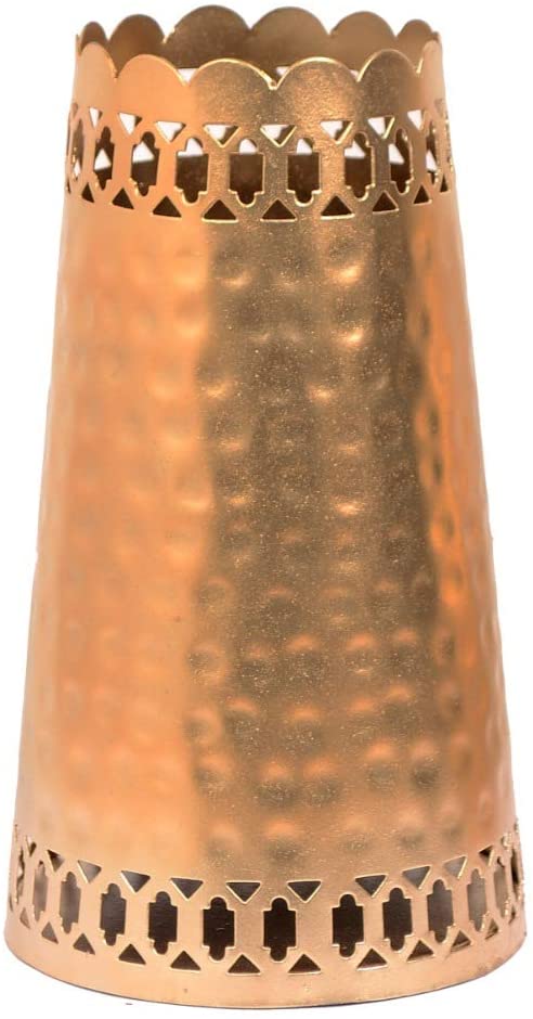 Metal Flower Vase 8" image 1