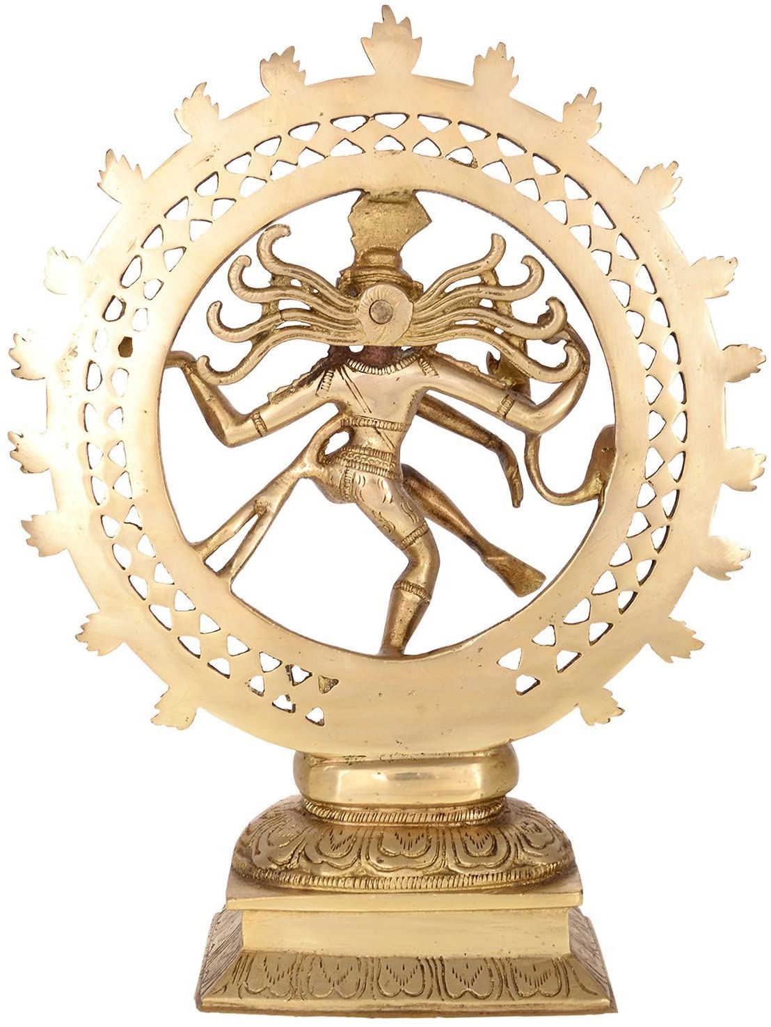 Brass Natraj Dancing Shiva 15" image 1