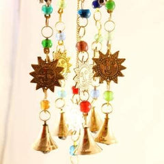 Brass Sun Wind Chime image 1