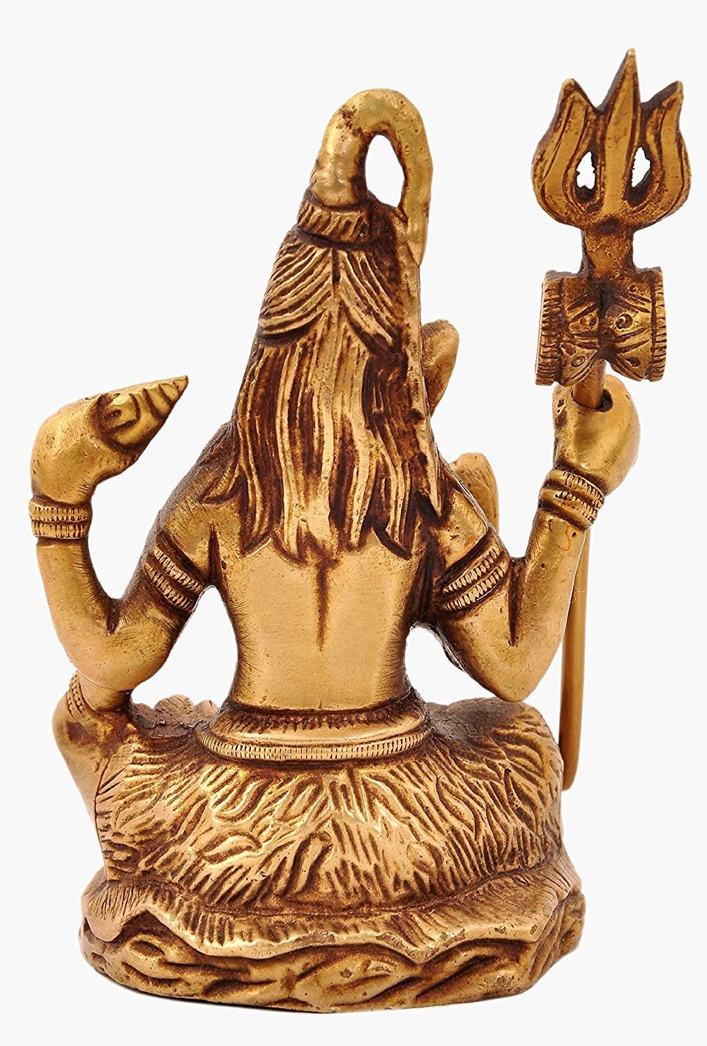 Brass Shiva Shankar 5" image 1