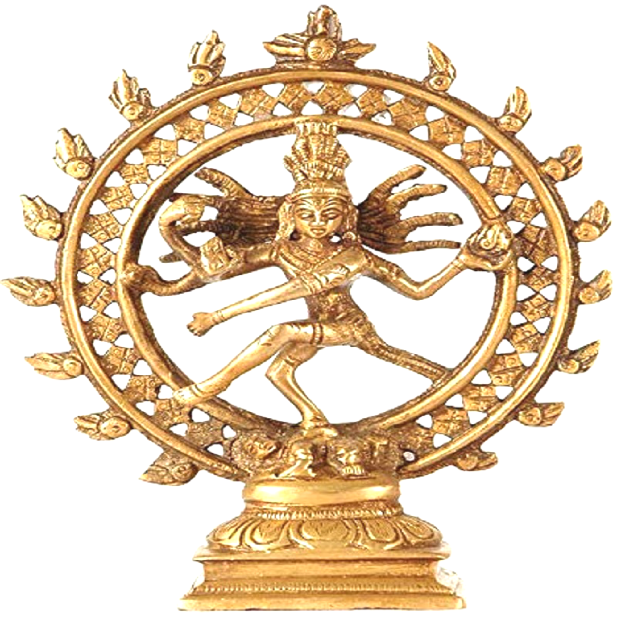 Brass Natraj Dancing Shiva 5" image 0